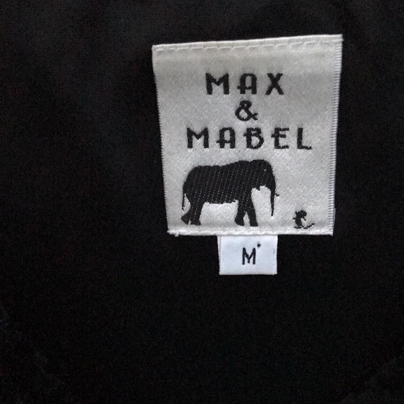 Max & Mabel Velvet Vest Black - Picture 3 of 8